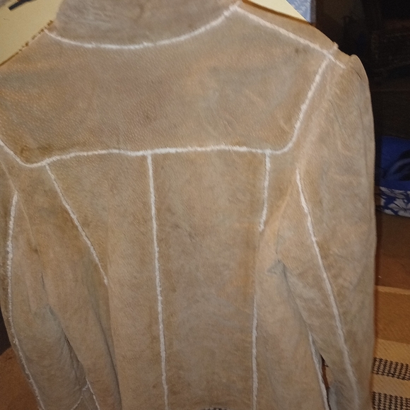 Kim Rogers Woolen Suede Jacket - Picture 3 of 3